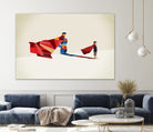 Asian Hero by Jason Ratliff on GIANT ART - red digital painting