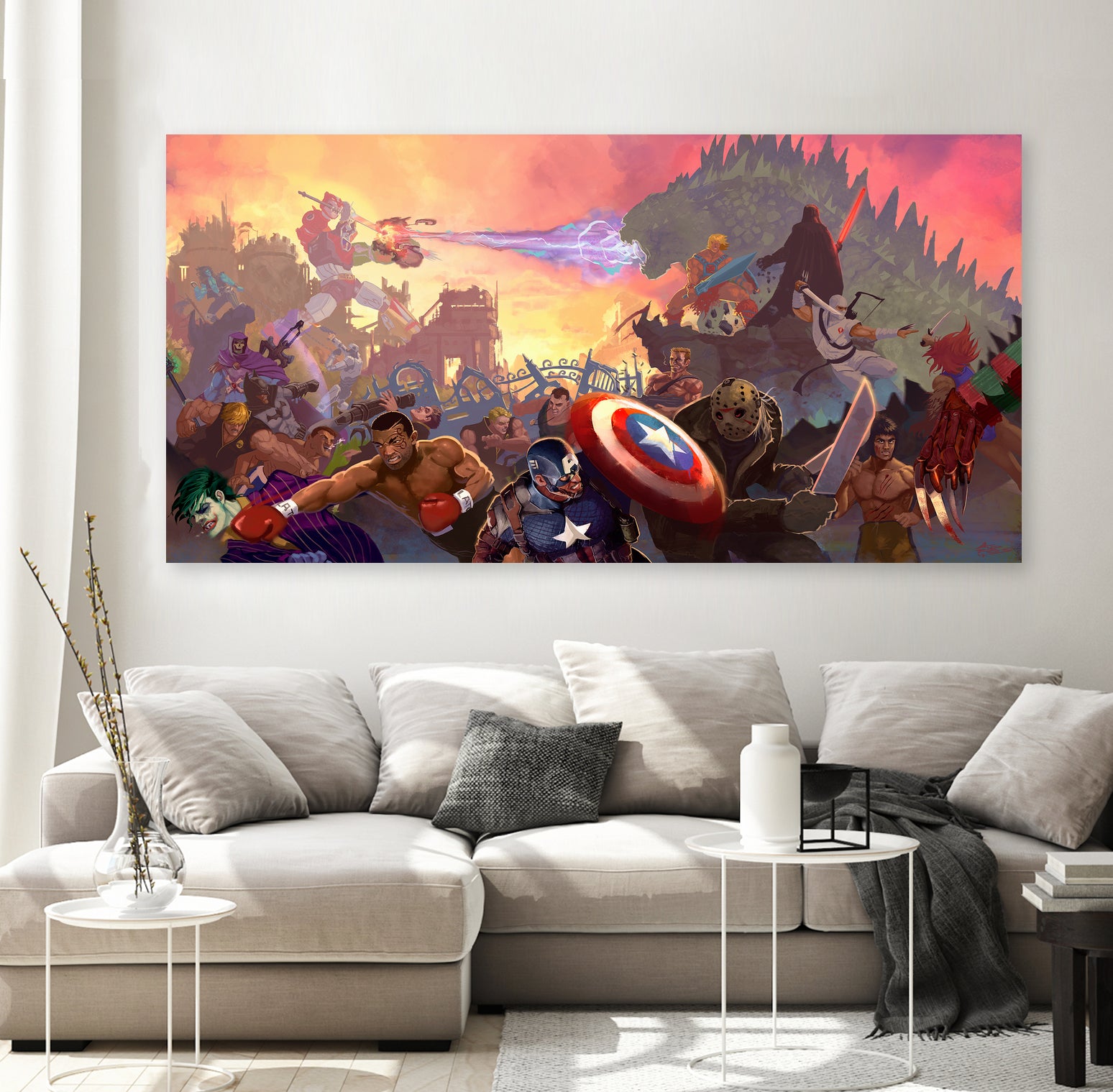 battle-epic- by Andros Martínez on GIANT ART - red digital painting