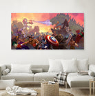 battle-epic- by Andros Martínez on GIANT ART - red digital painting