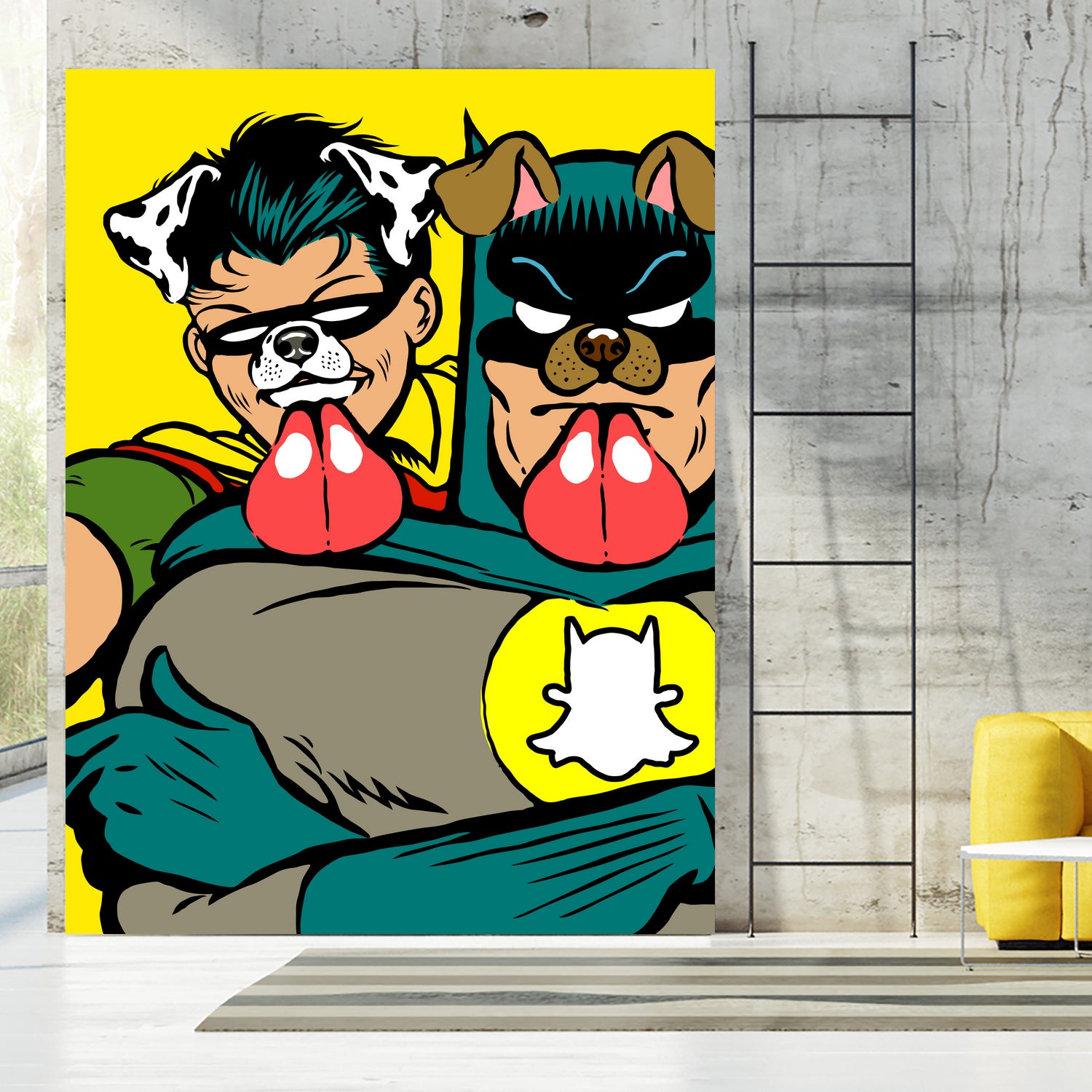 Snapbat by Bily Mariano da Luz on GIANT ART - yellow digital drawing