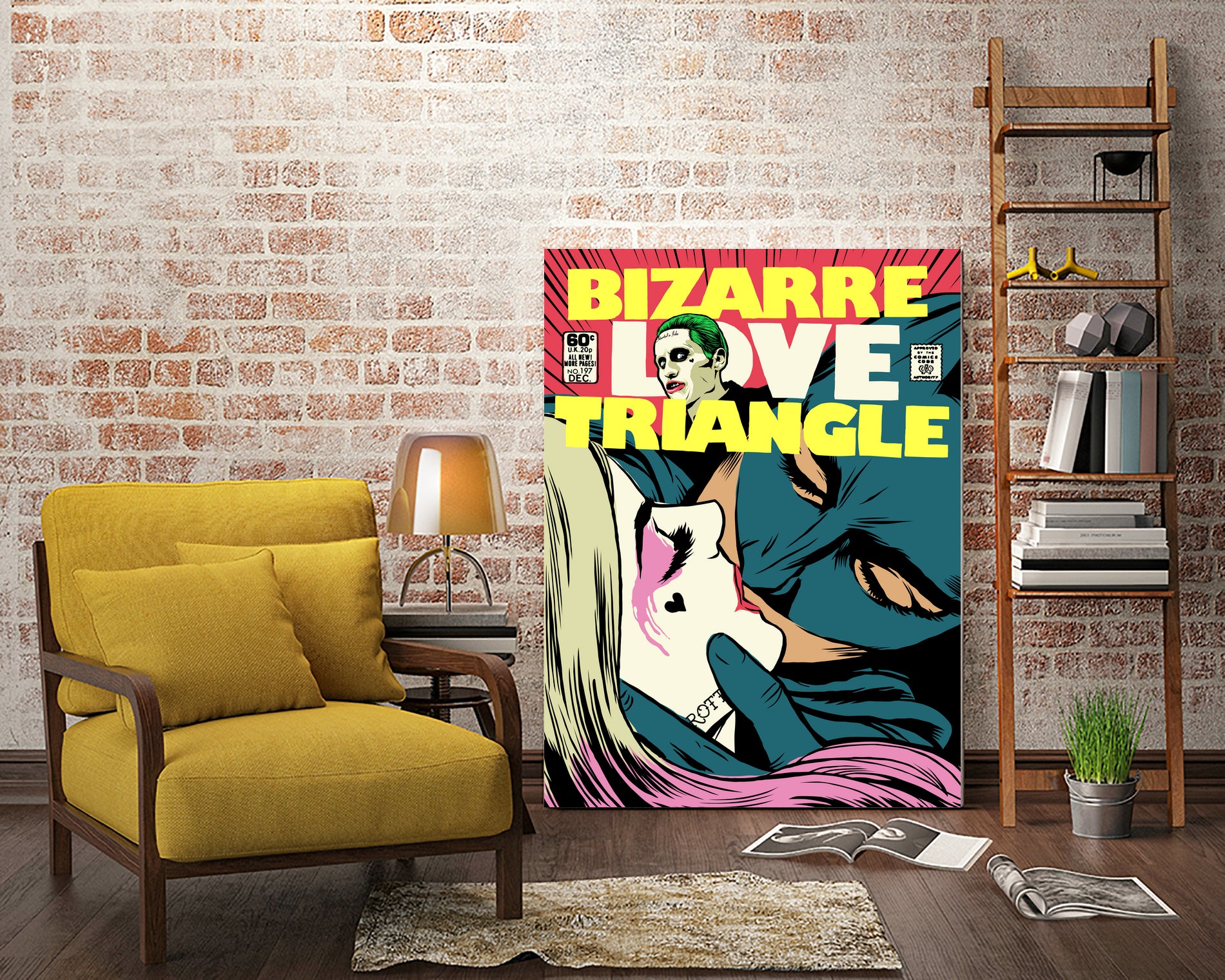 Bizarre Love Triangle - Suicide Edition by Bily Mariano da Luz on GIANT ART - yellow digital drawing