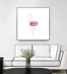 Macaron flamingo by Olivia Lorot on GIANT ART - pink photo illustration