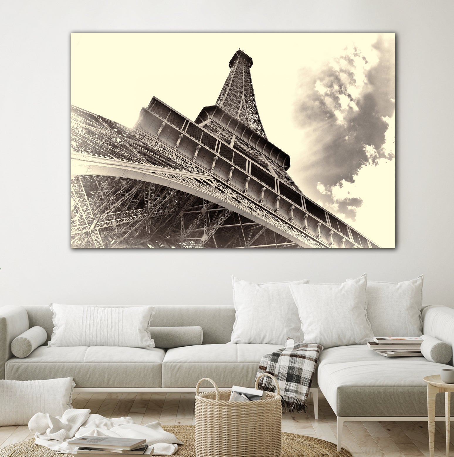 Eiffel Tower in Paris by I Bjork on GIANT ART - brown photo manipulation