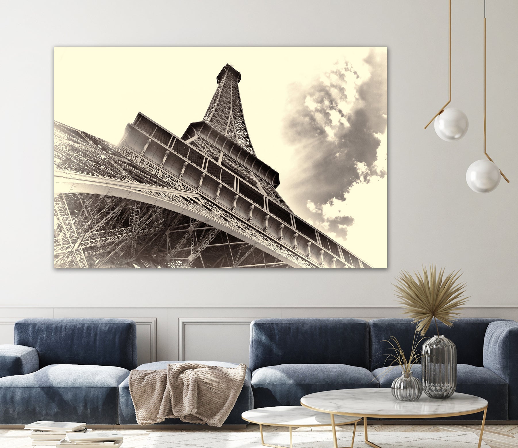 Eiffel Tower in Paris by I Bjork on GIANT ART - brown photo manipulation