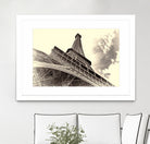 Eiffel Tower in Paris by I Bjork on GIANT ART - brown photo manipulation