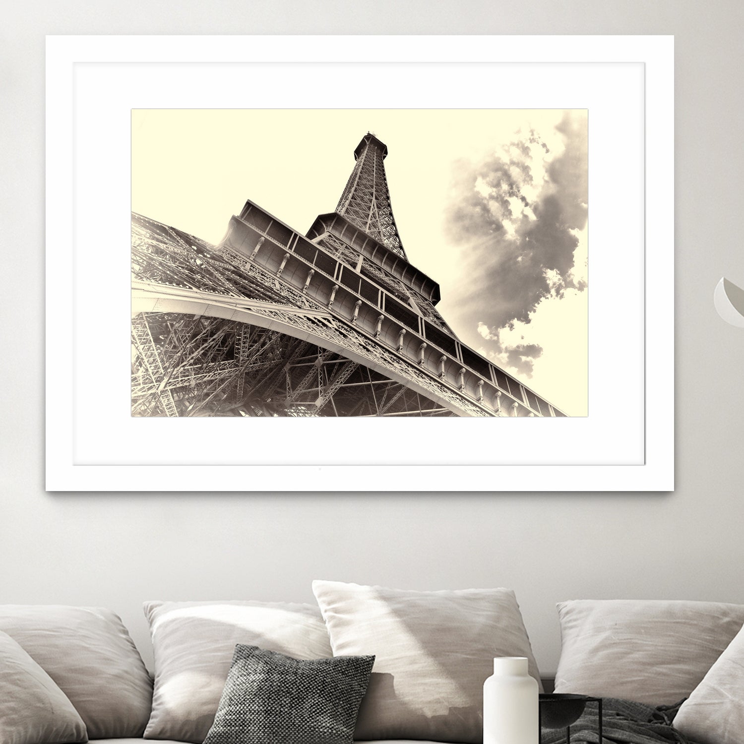 Eiffel Tower in Paris by I Bjork on GIANT ART - brown photo manipulation