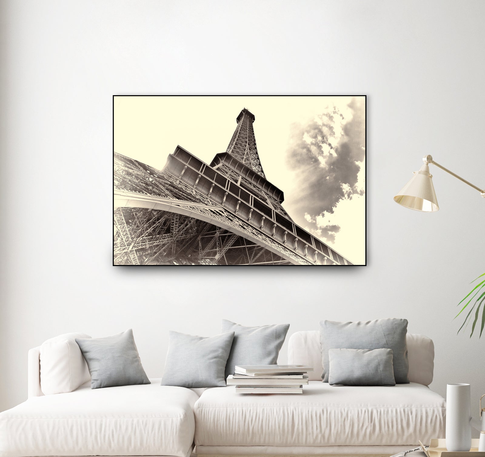 Eiffel Tower in Paris by I Bjork on GIANT ART - brown photo manipulation