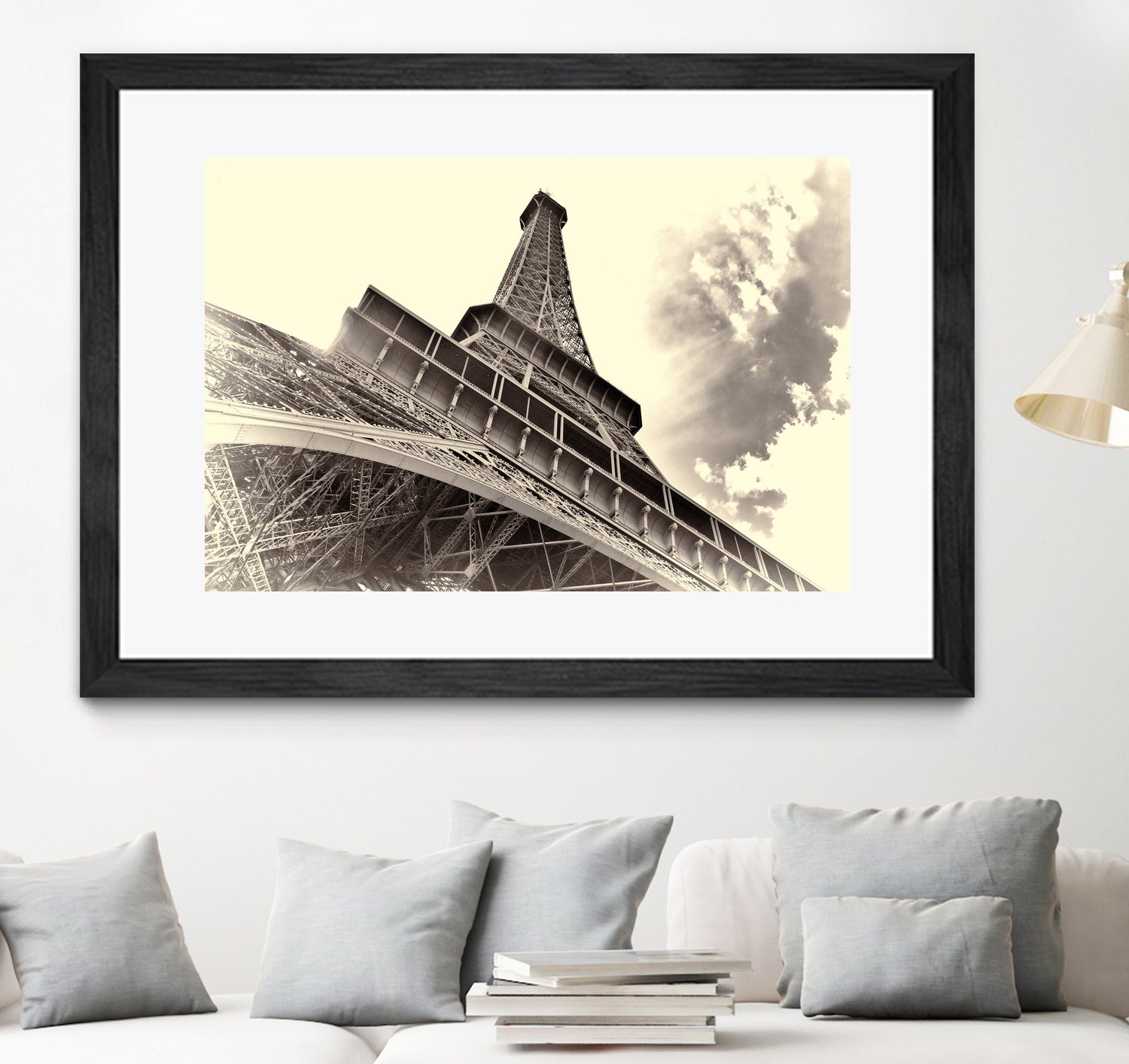 Eiffel Tower in Paris by I Bjork on GIANT ART - brown photo manipulation