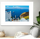 Santorini by Haris Kavalla on GIANT ART - blue photo manipulation