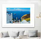 Santorini by Haris Kavalla on GIANT ART - blue photo manipulation