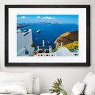 Santorini by Haris Kavalla on GIANT ART - blue photo manipulation