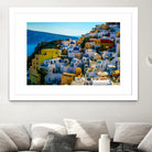 Oia Santorini. by Haris Kavalla on GIANT ART - blue photo manipulation