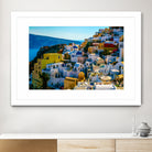 Oia Santorini. by Haris Kavalla on GIANT ART - blue photo manipulation