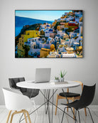 Oia Santorini. by Haris Kavalla on GIANT ART - blue photo manipulation