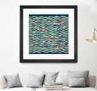 Sea roommate by ursulla Pinon on GIANT ART - blue digital drawing