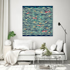 Sea roommate by ursulla Pinon on GIANT ART - blue digital drawing