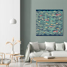 Sea roommate by ursulla Pinon on GIANT ART - blue digital drawing