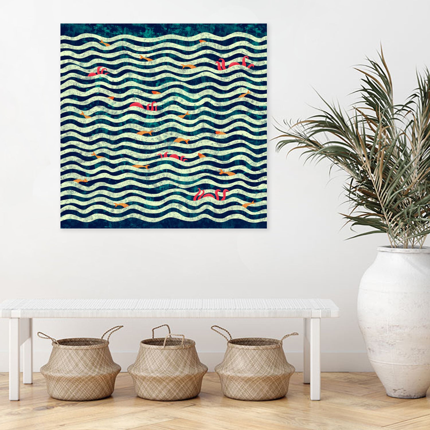 Sea roommate by ursulla Pinon on GIANT ART - blue digital drawing