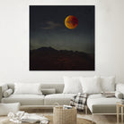 blood moon rising by Dirk Wüstenhagen on GIANT ART - orange photo manipulation