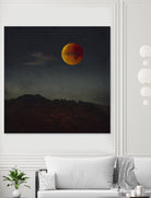 blood moon rising by Dirk Wüstenhagen on GIANT ART - orange photo manipulation