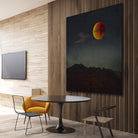 blood moon rising by Dirk Wüstenhagen on GIANT ART - orange photo manipulation