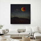 blood moon rising by Dirk Wüstenhagen on GIANT ART - orange photo manipulation