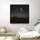 blood moon rising by Dirk Wüstenhagen on GIANT ART - orange photo manipulation