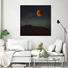 blood moon rising by Dirk Wüstenhagen on GIANT ART - orange photo manipulation