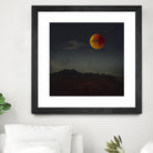 blood moon rising by Dirk Wüstenhagen on GIANT ART - orange photo manipulation