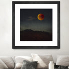 blood moon rising by Dirk Wüstenhagen on GIANT ART - orange photo manipulation