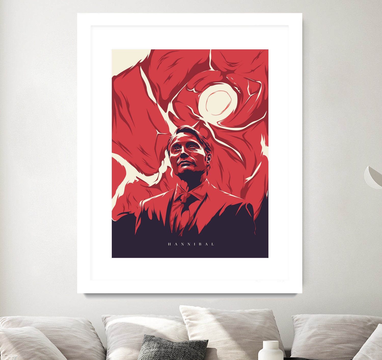 Hannibal by Tibor Lovas on GIANT ART - red vector illustration