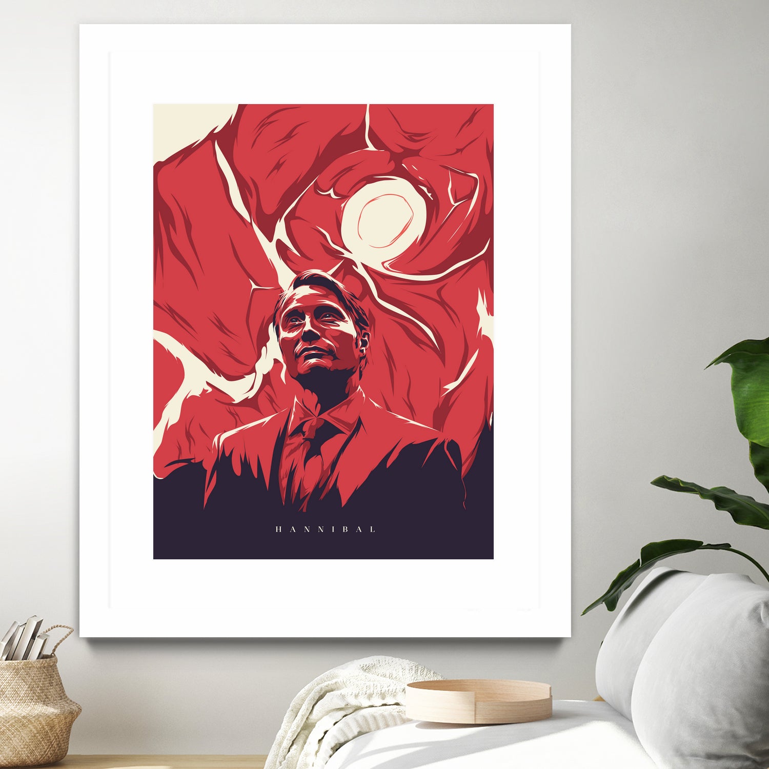 Hannibal by Tibor Lovas on GIANT ART - red vector illustration