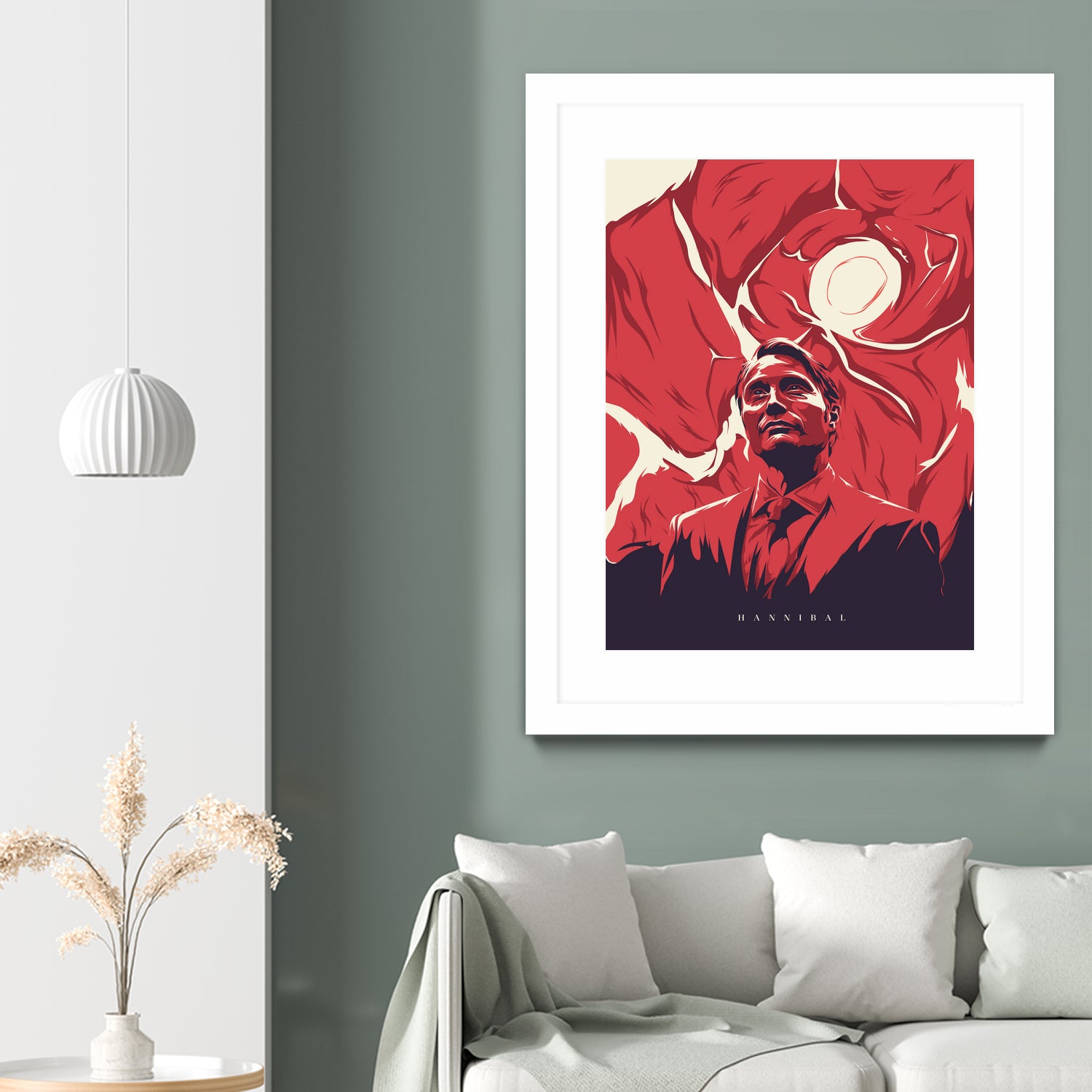 Hannibal by Tibor Lovas on GIANT ART - red vector illustration