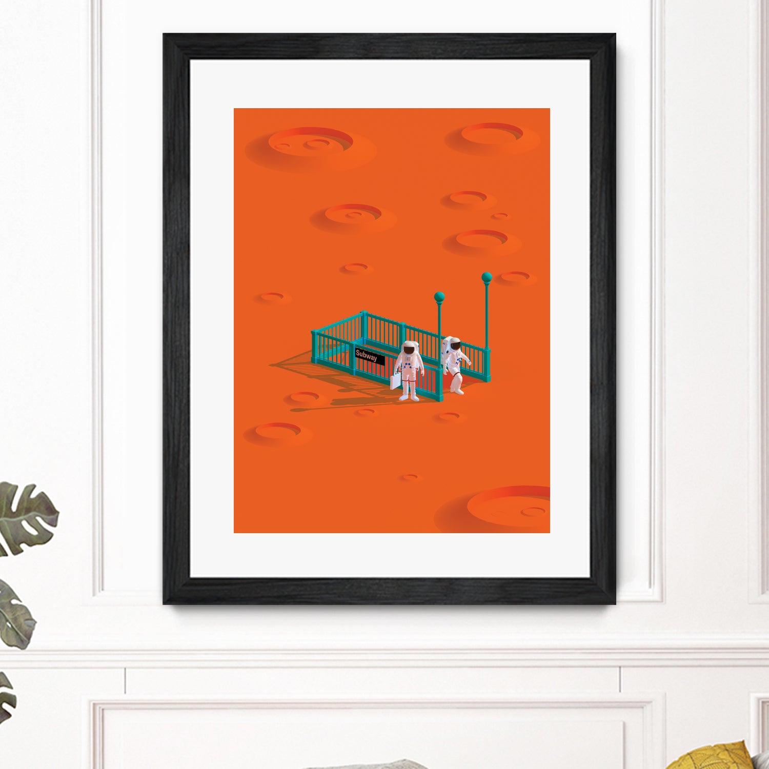 mars station by frederic peault on GIANT ART - orange 3d art