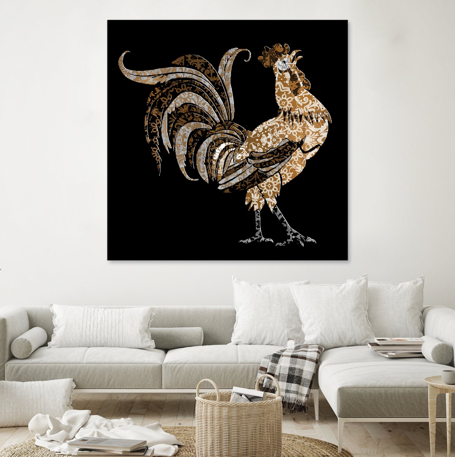 Le Coq Gaulois (The Gallic Rooster) by Diego Taborda on GIANT ART - white digital drawing