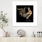 Le Coq Gaulois (The Gallic Rooster) by Diego Taborda on GIANT ART - white digital drawing