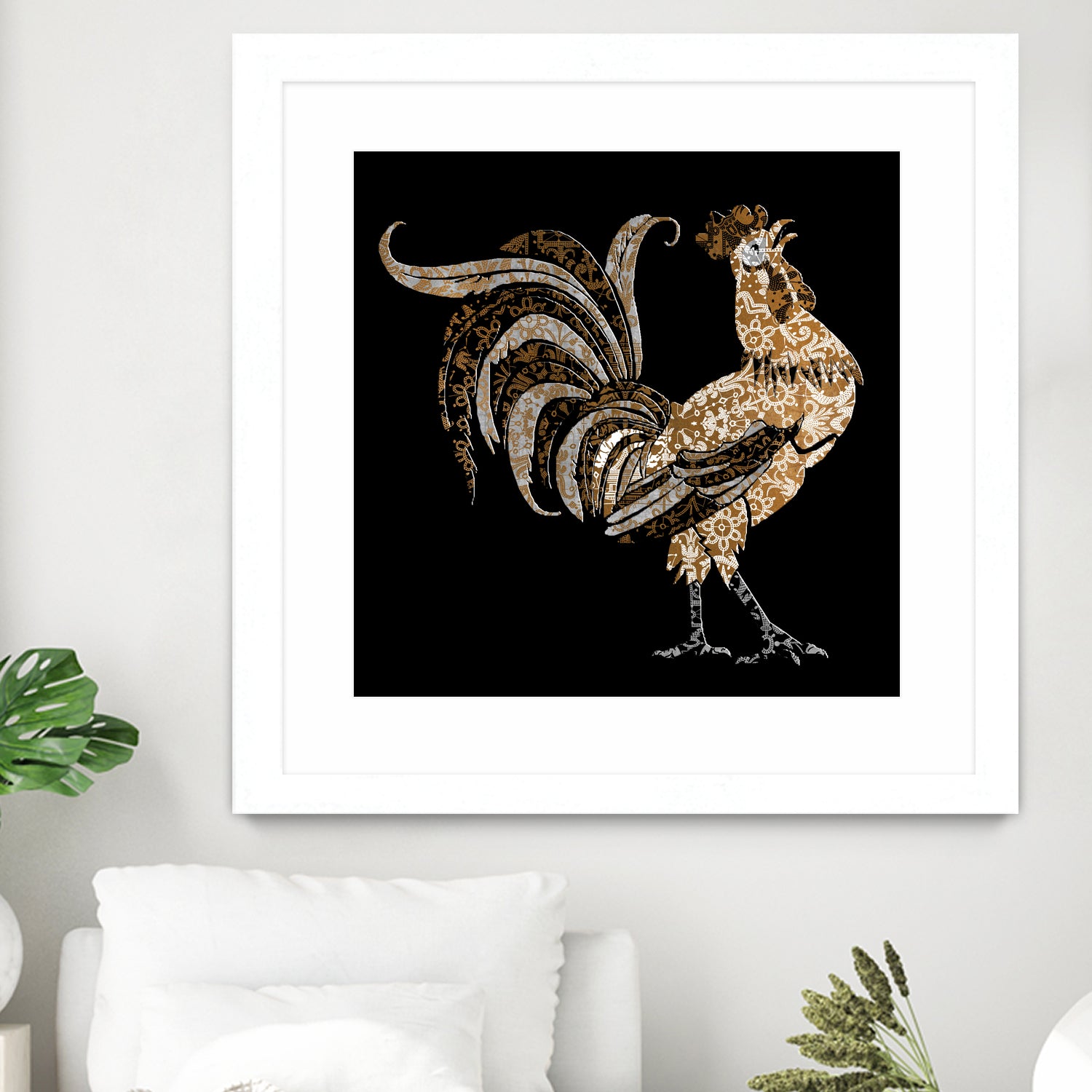 Le Coq Gaulois (The Gallic Rooster) by Diego Taborda on GIANT ART - white digital drawing