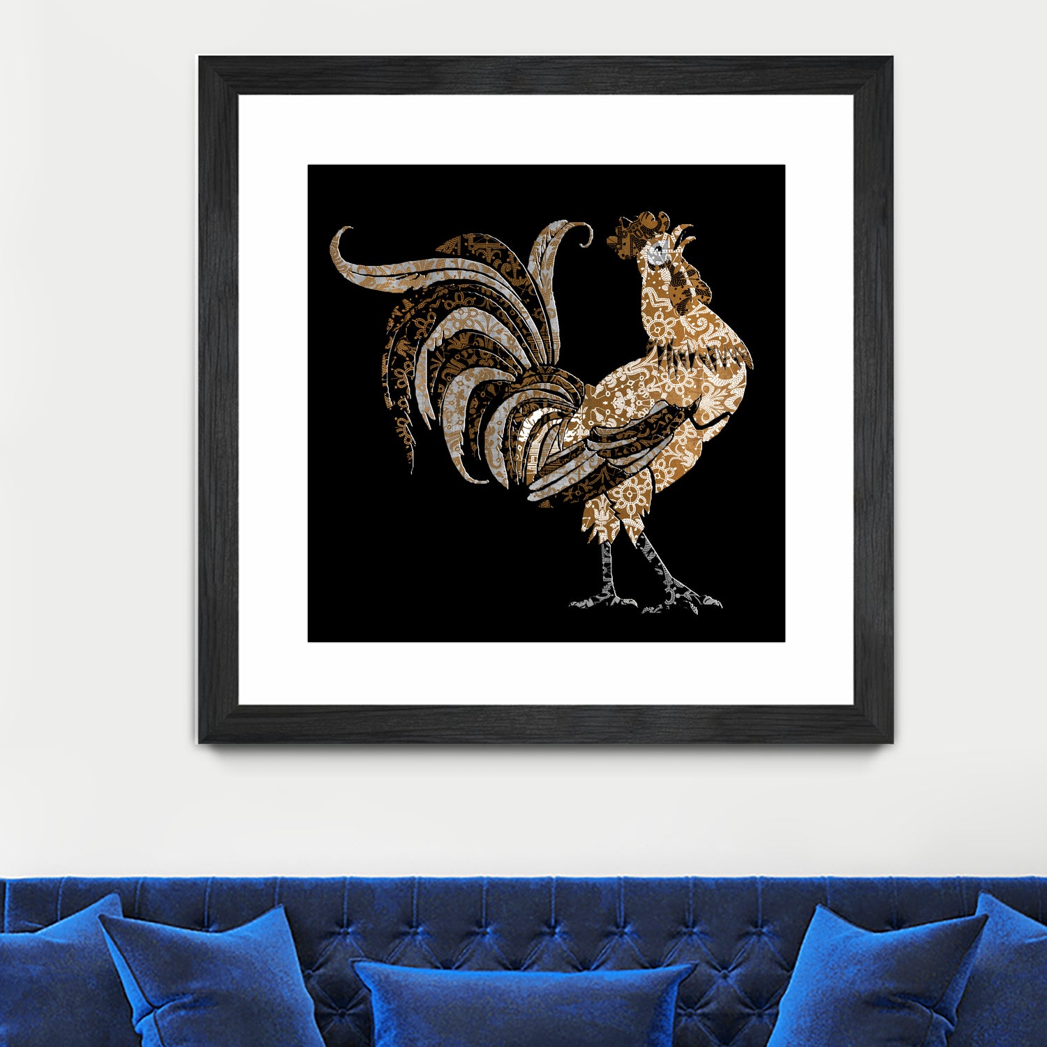 Le Coq Gaulois (The Gallic Rooster) by Diego Taborda on GIANT ART - white digital drawing