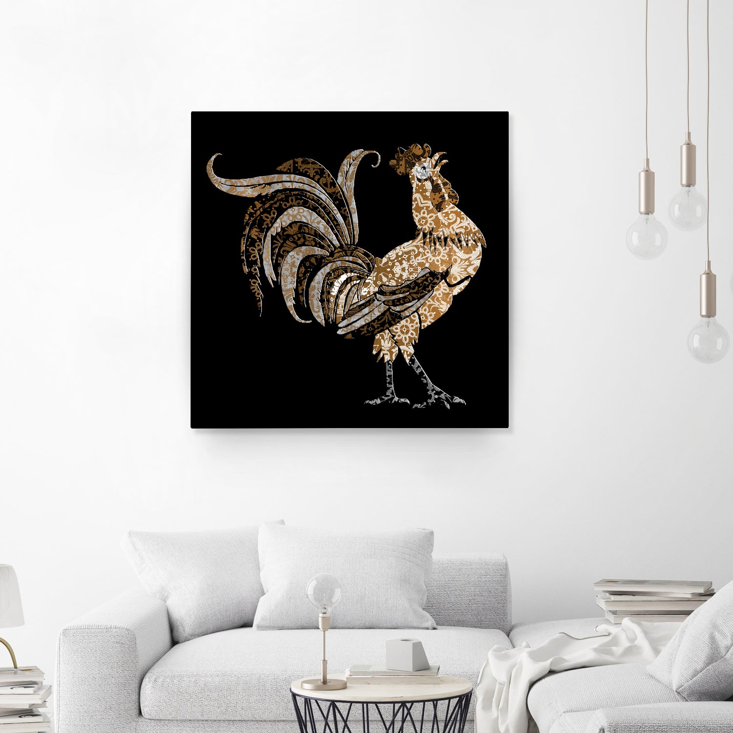 Le Coq Gaulois (The Gallic Rooster) by Diego Taborda on GIANT ART - white digital drawing