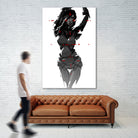 Robogirl by Kaloian Toshev on GIANT ART - black digital drawing