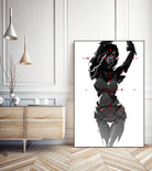 Robogirl by Kaloian Toshev on GIANT ART - black digital drawing