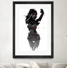 Robogirl by Kaloian Toshev on GIANT ART - black digital drawing