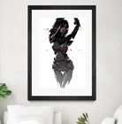 Robogirl by Kaloian Toshev on GIANT ART - black digital drawing