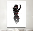 Robogirl by Kaloian Toshev on GIANT ART - black digital drawing