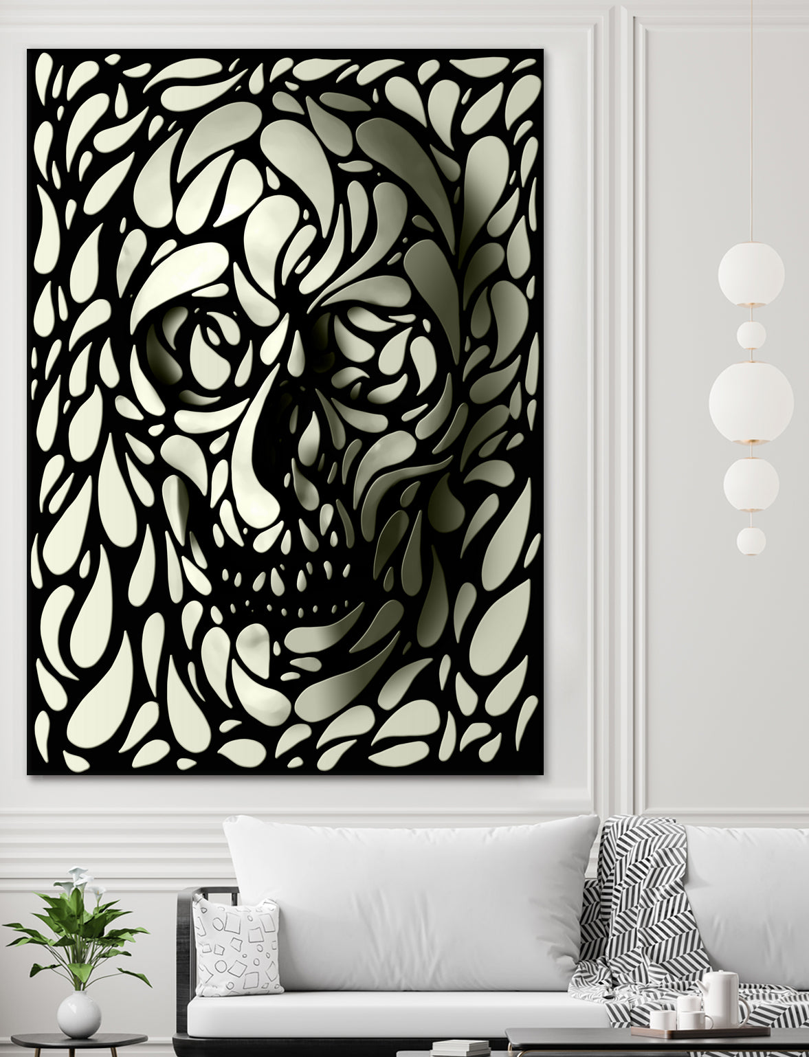 Skull 4 by Ali Gulec on GIANT ART - black digital drawing