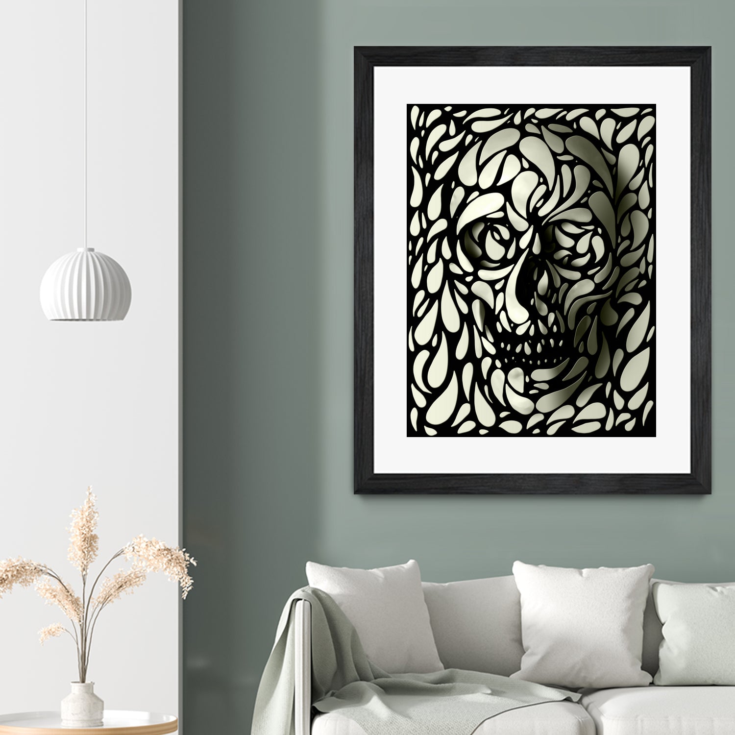 Skull 4 by Ali Gulec on GIANT ART - black digital drawing