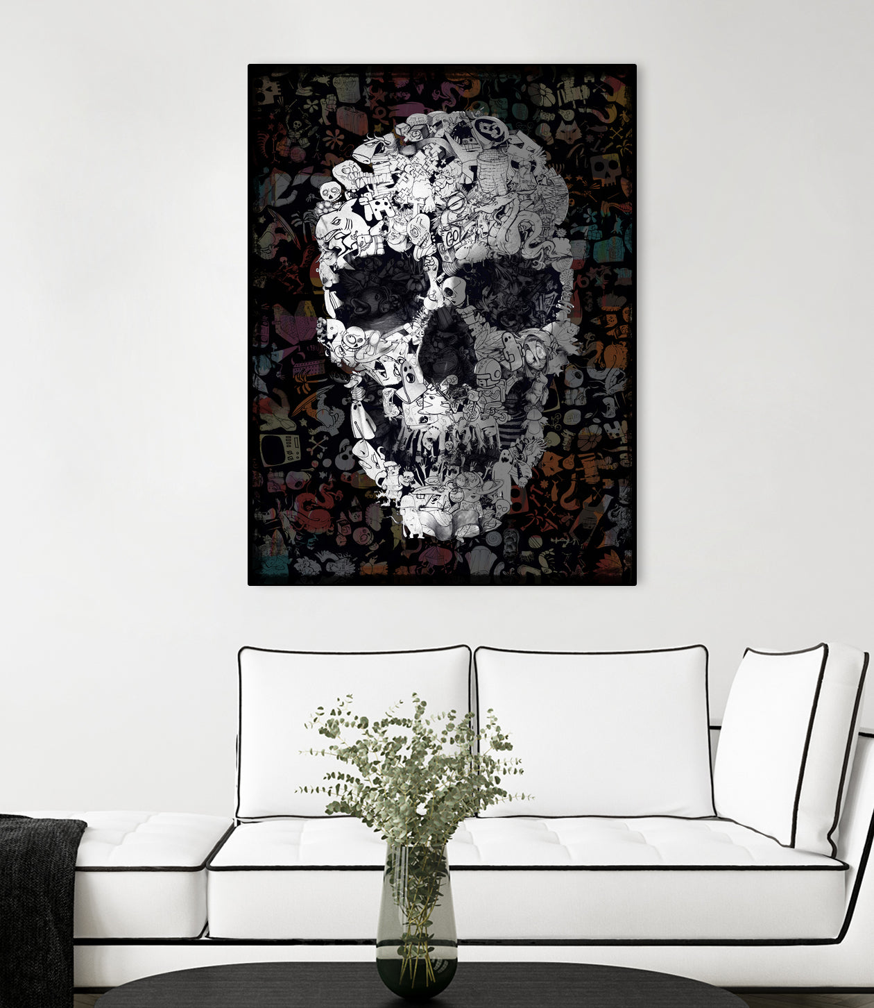 Doodle Skull by Ali Gulec on GIANT ART - digital drawing