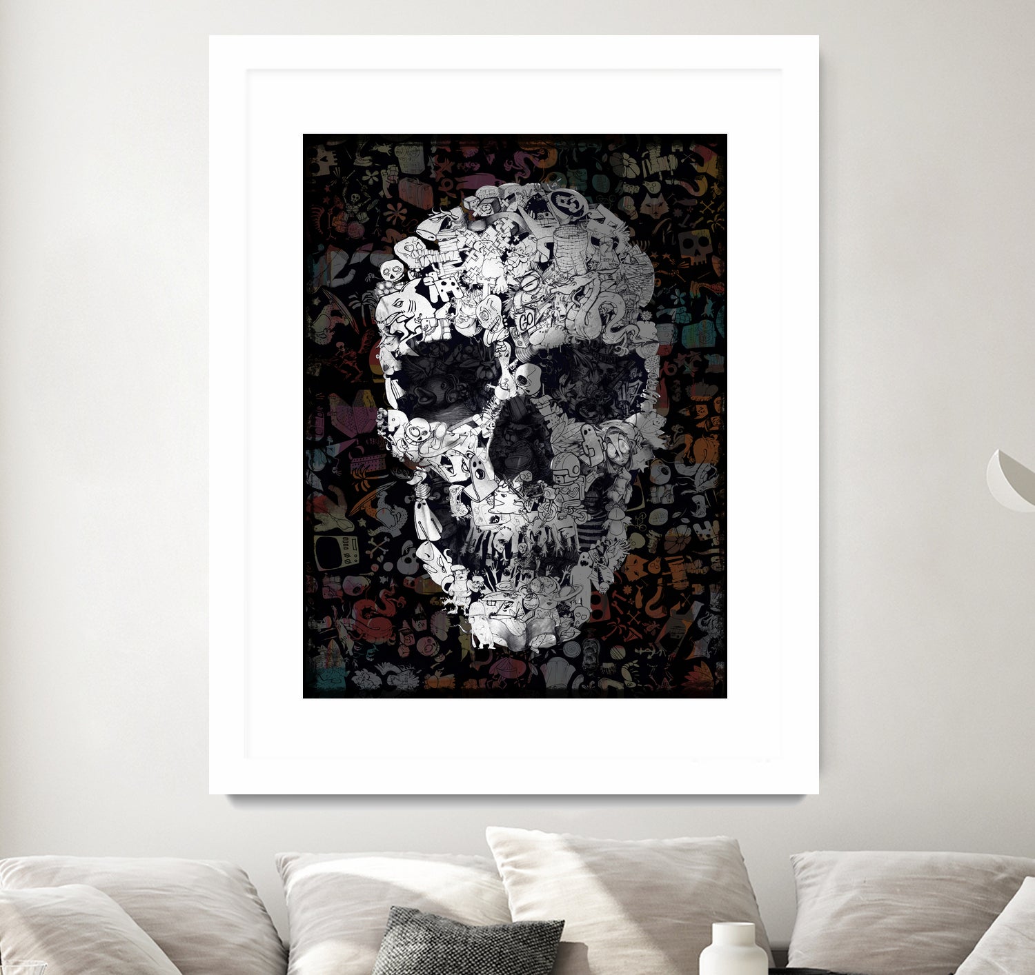 Doodle Skull by Ali Gulec on GIANT ART - digital drawing