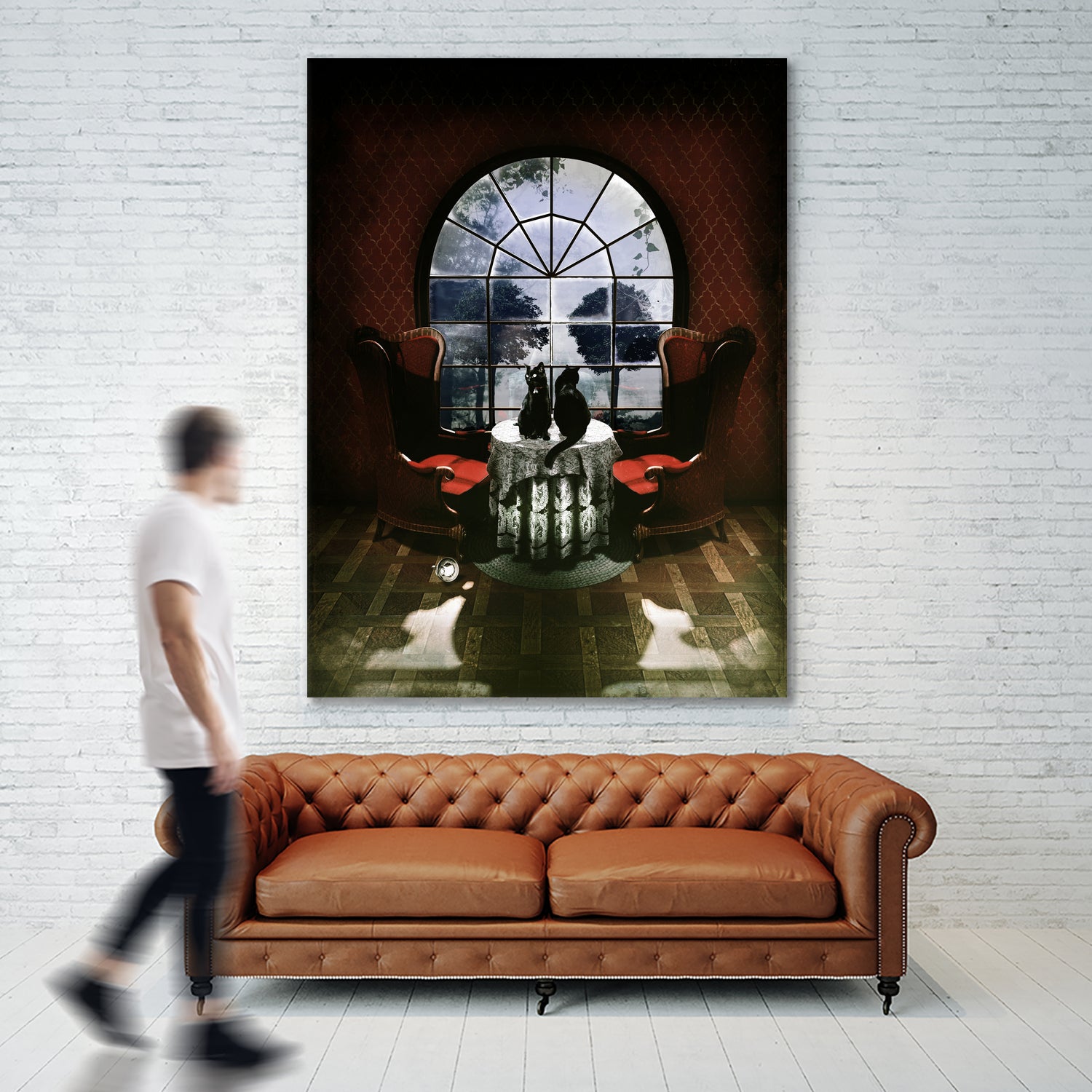 Room Skull by Ali Gulec on GIANT ART - white photo manipulation