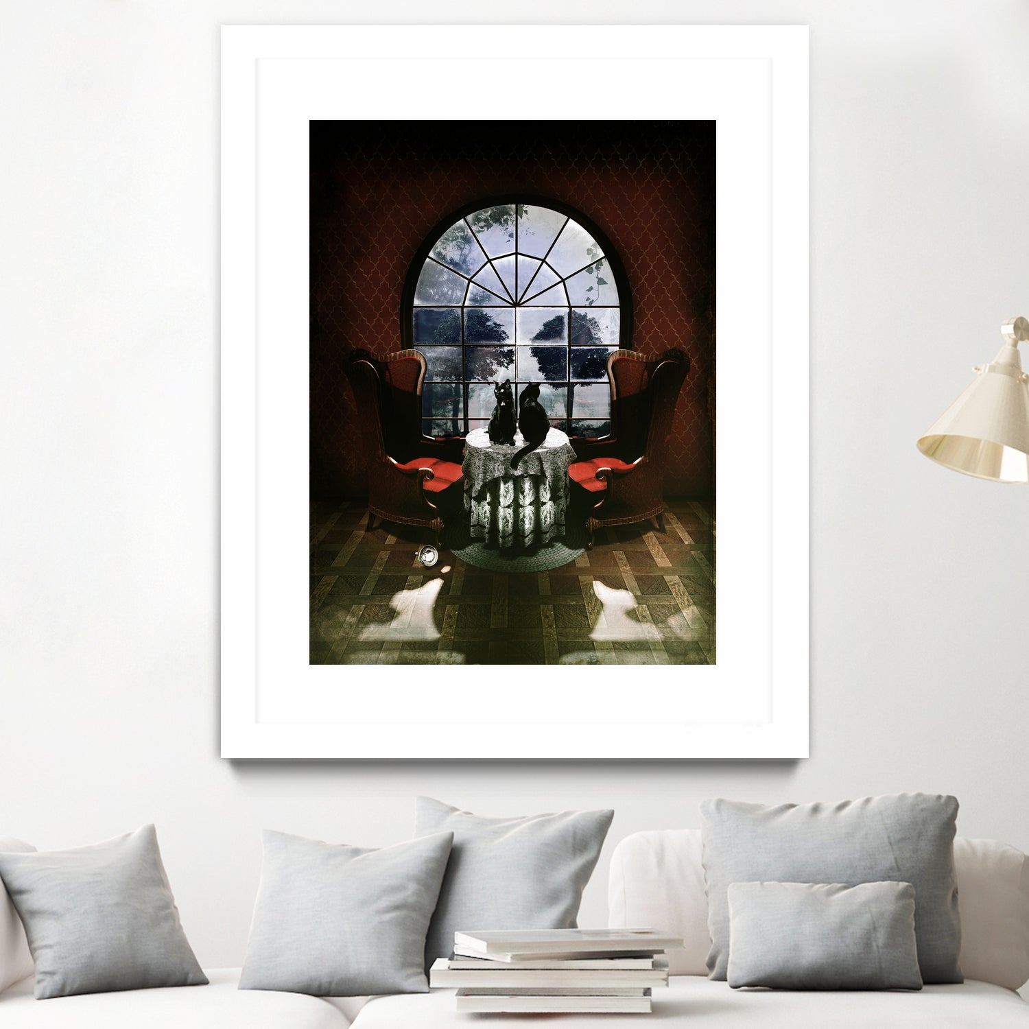 Room Skull by Ali Gulec on GIANT ART - white photo manipulation